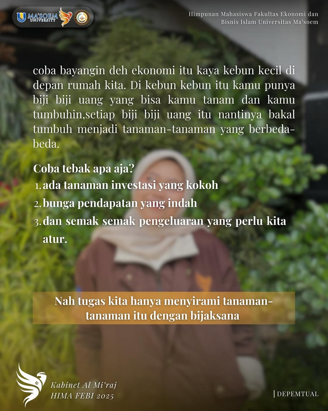 [TAU GAK SIH]Hallo Sobat FEBI!Belajar ekonomi itu gak harus ribet kok! Coba bayangin ekonomi kay (1)